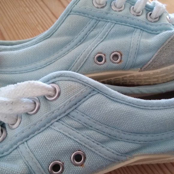 Vintage Turquoise Kawasaki Sneakers - Picture 3 of 9
